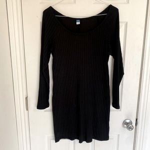 Old Navy black sweater dress